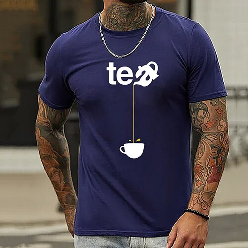 Men's Unisex T shirt Hot Stamping Graphic Prints Teapot Crew Neck Street Daily Print Short Sleeve Tops Casual Designer Big and Tall Sports Black Navy Blue
Men's Unisex T shirt Hot Stamping Graphic Prints Teapot Crew Neck Street Daily Print Short Sleeve Tops Casual Designer Big and Tall Sports Black Navy Blue