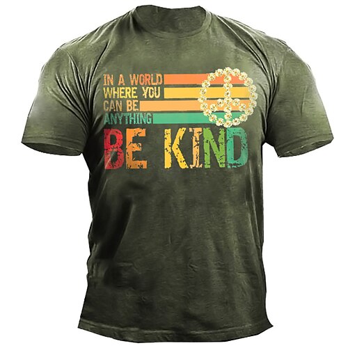 Men's T shirt 3D Print Graphic Letter Crew Neck Street Casual Print Short Sleeve Tops Basic Fashion Classic Comfortable Green / Sports / Summer
Men's T shirt 3D Print Graphic Letter Crew Neck Street Casual Print Short Sleeve Tops Basic Fashion Classic Comfortable Green / Sports / Summer