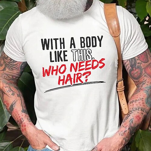 Men's T shirt Hot Stamping Graphic Letter Crew Neck Street Casual Print Short Sleeve Tops Basic Fashion Classic Comfortable White
Men's T shirt Hot Stamping Graphic Letter Crew Neck Street Casual Print Short Sleeve Tops Basic Fashion Classic Comfortable White