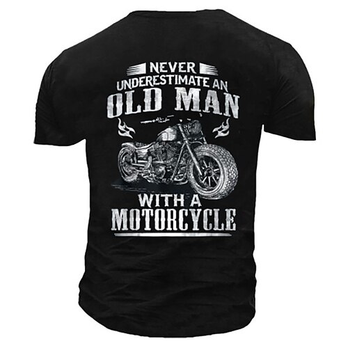 Men's T shirt Tee Graphic Motorcycle Crew Neck Black 3D Print Street Casual Short Sleeve Print Clothing Apparel Basic Fashion Classic Comfortable / Summer / Summer / Sports
Men's T shirt Tee Graphic Motorcycle Crew Neck Black 3D Print Street Casual Short Sleeve Print Clothing Apparel Basic Fashion Classic Comfortable / Summer / Summer / Sports