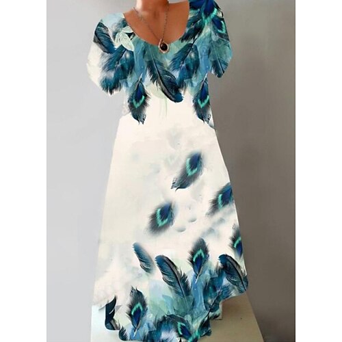 Women's A Line Dress Knee Length Dress White Short Sleeve Abstract Print Fall Summer U Neck Personalized Stylish Casual 2022 S M L XL XXL
Women's A Line Dress Knee Length Dress White Short Sleeve Abstract Print Fall Summer U Neck Personalized Stylish Casual 2022 S M L XL XXL