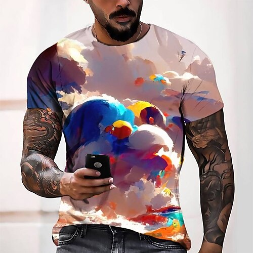 Men's Tee T shirt 3D Print Graphic Round Neck Casual Daily 3D Print Short Sleeve Tops Fashion Designer Cool Comfortable Red
Men's Tee T shirt 3D Print Graphic Round Neck Casual Daily 3D Print Short Sleeve Tops Fashion Designer Cool Comfortable Red