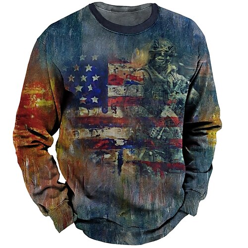 Men's Unisex Sweatshirt Pullover Graphic Prints National Flag Print Daily Sports 3D Print Casual Vintage Hoodies Sweatshirts Blue
Men's Unisex Sweatshirt Pullover Graphic Prints National Flag Print Daily Sports 3D Print Casual Vintage Hoodies Sweatshirts Blue
