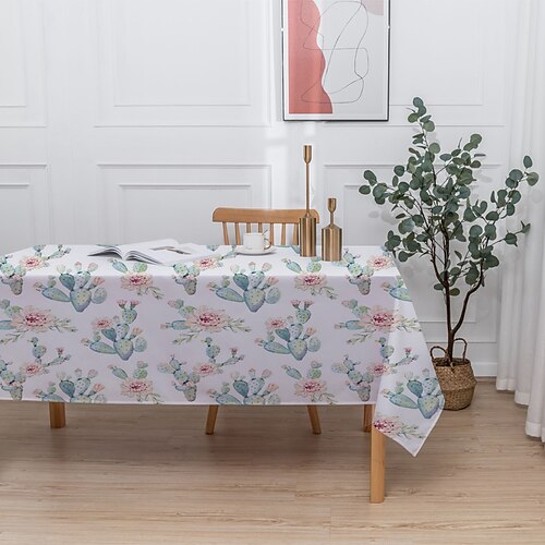 Cactus Tablecloth,Rectangle Farmhouse Table Cloth Water Resistant Dust Proof Decorative Table Cover for Kitchen Holiday Home Party Decor
Cactus Tablecloth,Rectangle Farmhouse Table Cloth Water Resistant Dust Proof Decorative Table Cover for Kitchen Holiday Home Party Decor