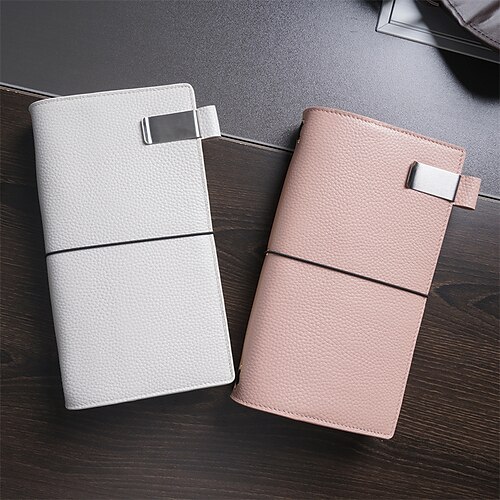 Lined Notebook Lined A6 4.1×5.8 Inch Solid Color PU SoftCover Portable 160 Pages Notebook for School Office Student
Lined Notebook Lined A6 4.1×5.8 Inch Solid Color PU SoftCover Portable 160 Pages Notebook for School Office Student