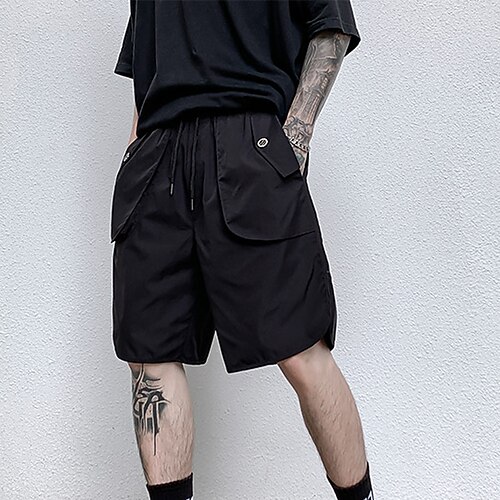 Men's Classic Style Fashion Active Shorts Multiple Pockets Elastic Drawstring Design Knee Length Pants Sports Outdoor Casual Micro-elastic Solid Color Comfort Breathable Mid Waist Black Light gray M
Men's Classic Style Fashion Active Shorts Multiple Pockets Elastic Drawstring Design Knee Length Pants Sports Outdoor Casual Micro-elastic Solid Color Comfort Breathable Mid Waist Black Light gray M