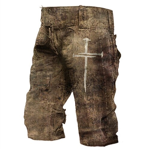 Men's Classic Style Fashion Shorts Cargo Shorts Pocket Print Short Pants Casual Daily Graphic Comfort Breathable Mid Waist Brown M L XL XXL 3XL
Men's Classic Style Fashion Shorts Cargo Shorts Pocket Print Short Pants Casual Daily Graphic Comfort Breathable Mid Waist Brown M L XL XXL 3XL