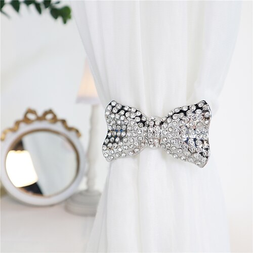 1 Piece Luxury Style Metal Bow Tie Curtain Buckle Decorative Draperies Holdback
1 Piece Luxury Style Metal Bow Tie Curtain Buckle Decorative Draperies Holdback