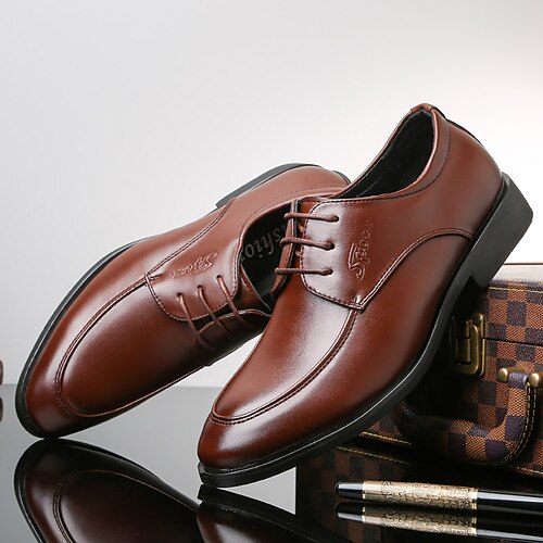 Men's Oxfords Classic British Daily Office Career PU Booties / Ankle Boots Brown Fall Spring
Men's Oxfords Classic British Daily Office Career PU Booties / Ankle Boots Brown Fall Spring