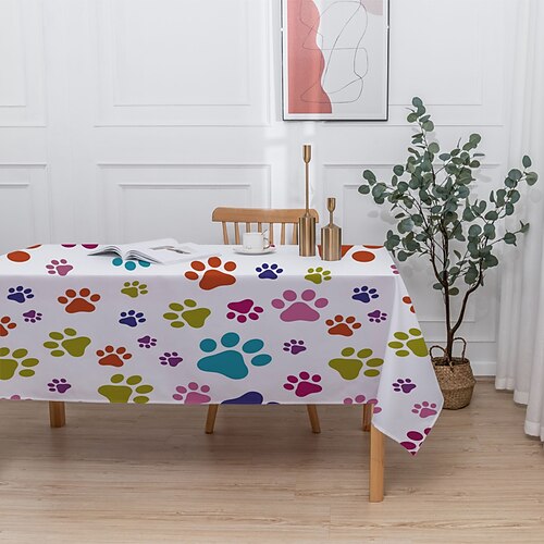 Tablecloth,Rectangle Farmhouse Table Cloth Water Resistant Dust Proof Decorative Table Cover for Kitchen Holiday Home Party Decor
Tablecloth,Rectangle Farmhouse Table Cloth Water Resistant Dust Proof Decorative Table Cover for Kitchen Holiday Home Party Decor