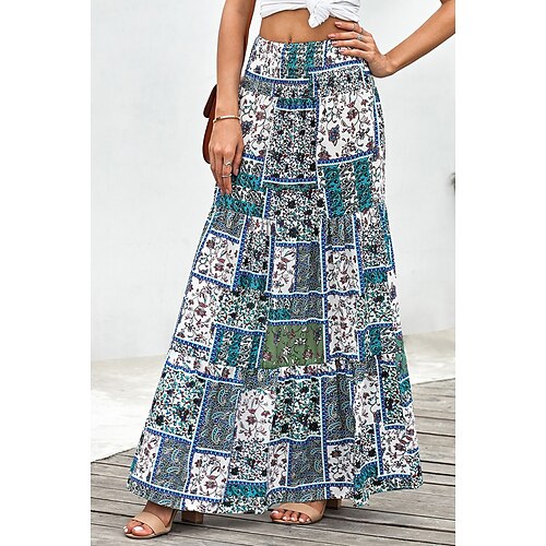 Women's Fashion Boho Skirts Holiday Casual / Daily Floral / Botanical Print Green Pink Brown S M L
Women's Fashion Boho Skirts Holiday Casual / Daily Floral / Botanical Print Green Pink Brown S M L