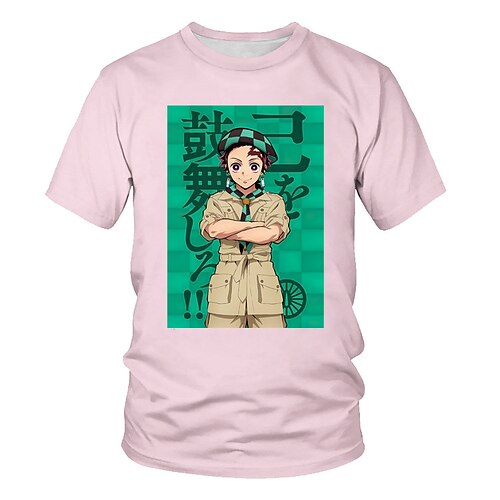 Inspired by Demon Slayer: Kimetsu no Yaiba Kamado Tanjiro T-shirt Anime 100% Polyester Anime 3D Harajuku Graphic T-shirt For Men's / Women's / Couple's
Inspired by Demon Slayer: Kimetsu no Yaiba Kamado Tanjiro T-shirt Anime 100% Polyester Anime 3D Harajuku Graphic T-shirt For Men's / Women's / Couple's