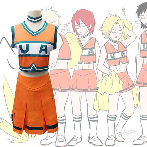 Inspired by My Hero Academia Boko No Hero Bakugou Katsuki Anime Cosplay Costumes Japanese Cosplay Suits Top Skirt For Women's
Inspired by My Hero Academia Boko No Hero Bakugou Katsuki Anime Cosplay Costumes Japanese Cosplay Suits Top Skirt For Women's