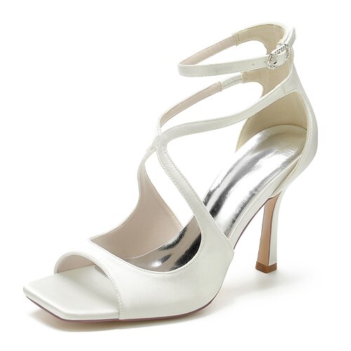Mujer Zapatos de boda Boda Fiesta Sandalias de boda Verano Tacón de Aguja Puntera abierta Sensual Satén Tira de tobillo Color sólido Vino Negro Blanco
Mujer Zapatos de boda Boda Fiesta Sandalias de boda Verano Tacón de Aguja Puntera abierta Sensual Satén Tira de tobillo Color sólido Vino Negro Blanco