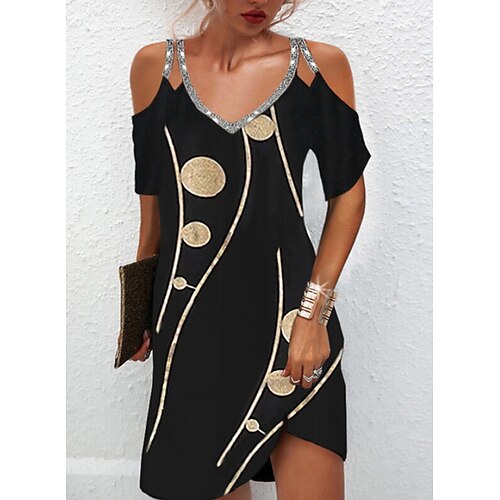 Women's A Line Dress Short Mini Dress Black Short Sleeve Print Ruched Spring Summer V Neck Casual Sexy 2022 S M L XL XXL 3XL
Women's A Line Dress Short Mini Dress Black Short Sleeve Print Ruched Spring Summer V Neck Casual Sexy 2022 S M L XL XXL 3XL