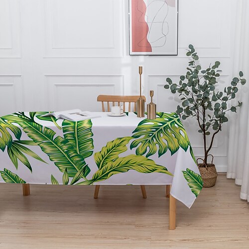 Leaf Tablecloth,Rectangle Farmhouse Table Cloth Water Resistant Dust Proof Decorative Table Cover for Kitchen Holiday Home Party Decor
Leaf Tablecloth,Rectangle Farmhouse Table Cloth Water Resistant Dust Proof Decorative Table Cover for Kitchen Holiday Home Party Decor