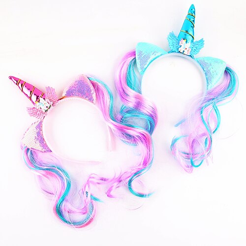 Kids Girls' Sweet Party Unicorn Cartoon Hair Accessories Blue / Purple / Silver
Kids Girls' Sweet Party Unicorn Cartoon Hair Accessories Blue / Purple / Silver