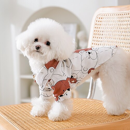 Dog Cat Shirt / T-Shirt Bear Fashion Cute Holiday Casual / Daily Dog Clothes Puppy Clothes Dog Outfits Soft White Yellow Costume for Girl and Boy Dog Cotton Fabric XS S M L XL
Dog Cat Shirt / T-Shirt Bear Fashion Cute Holiday Casual / Daily Dog Clothes Puppy Clothes Dog Outfits Soft White Yellow Costume for Girl and Boy Dog Cotton Fabric XS S M L XL