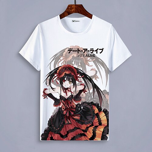 Inspired by Date A Live Tokisaki Kurumi Cosplay Costume T-shirt 100% Polyester Pattern Harajuku Graphic Kawaii T-shirt For Men's / Women's / Couple's 
Inspired by Date A Live Tokisaki Kurumi Cosplay Costume T-shirt 100% Polyester Pattern Harajuku Graphic Kawaii T-shirt For Men's / Women's / Couple's