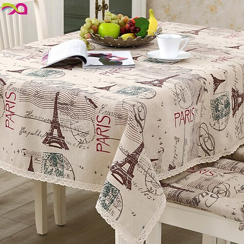 Farmhouse Style Pastoral Tablecloth Cotton Linen Fabric Table Cloth,Washable Table Cover Dust-Proof Wrinkle Resistant for Restaurant, Picnic, Indoor and Outdoor Dining
Farmhouse Style Pastoral Tablecloth Cotton Linen Fabric Table Cloth,Washable Table Cover Dust-Proof Wrinkle Resistant for Restaurant, Picnic, Indoor and Outdoor Dining