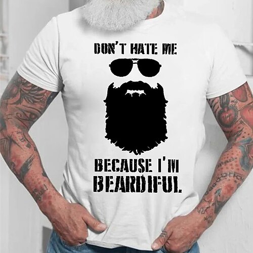 Men's T shirt Hot Stamping Graphic Letter Crew Neck Street Casual Print Short Sleeve Tops Basic Fashion Classic Comfortable White Black Dark Gray
Men's T shirt Hot Stamping Graphic Letter Crew Neck Street Casual Print Short Sleeve Tops Basic Fashion Classic Comfortable White Black Dark Gray