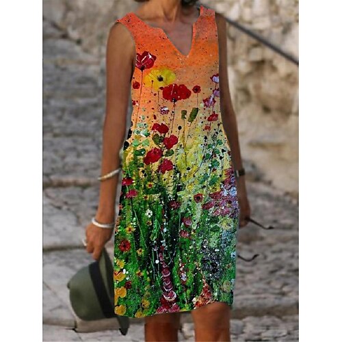 Women's Casual Dress Shift Dress Mini Dress Light Blue Red White Short Sleeve Floral Print Spring Summer V Neck 2022 S M L XL 2XL 3XL 4XL 5XL
Women's Casual Dress Shift Dress Mini Dress Light Blue Red White Short Sleeve Floral Print Spring Summer V Neck 2022 S M L XL 2XL 3XL 4XL 5XL