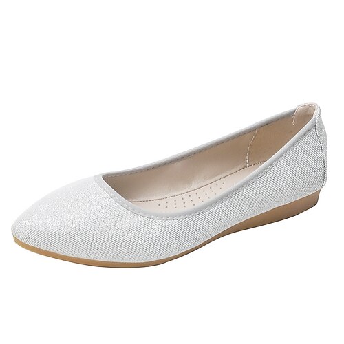 Women's Flats Formal Shoes Flat Heel Pointed Toe Closed Toe Elegant Sweet Daily Office Satin Loafer Spring Summer Solid Colored Black Silver Gold
Women's Flats Formal Shoes Flat Heel Pointed Toe Closed Toe Elegant Sweet Daily Office Satin Loafer Spring Summer Solid Colored Black Silver Gold