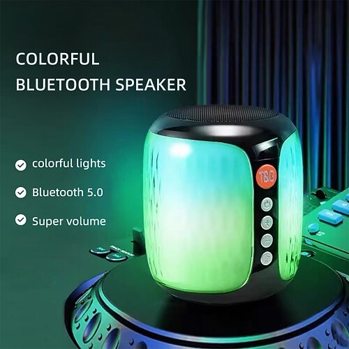 TG-611 Portable Speaker bluetooth 5.0 Wireless Speaker Cylindrical Luminous Lantern Speaker Waterproof TF Card Outdoors Speaker
TG-611 Portable Speaker bluetooth 5.0 Wireless Speaker Cylindrical Luminous Lantern Speaker Waterproof TF Card Outdoors Speaker