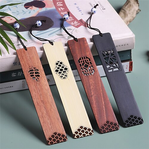 Wood Bookmark Plant Pagination Mark Wood Retro Aesthetic Chinese Style Bookmark for Student Women Gifts 14.22.7 inch
Wood Bookmark Plant Pagination Mark Wood Retro Aesthetic Chinese Style Bookmark for Student Women Gifts 14.22.7 inch