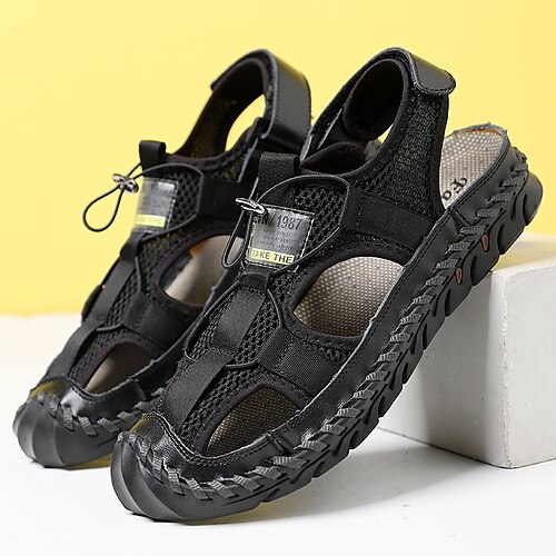 Men's Sandals Sneakers Casual Classic Daily Office Career PU Booties / Ankle Boots Light Brown Dark Brown Black Fall Spring
Men's Sandals Sneakers Casual Classic Daily Office Career PU Booties / Ankle Boots Light Brown Dark Brown Black Fall Spring