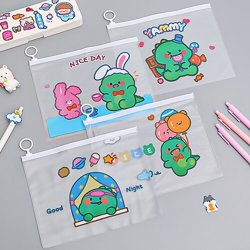 PencilCasePenPouchMarkerBag Waterproof Cute Transparent PVC for School Student Kids
PencilCasePenPouchMarkerBag Waterproof Cute Transparent PVC for School Student Kids