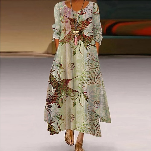 Women's A Line Dress Maxi long Dress Green Purple Beige Long Sleeve Color Gradient Animal Pocket Button Print Spring Summer V Neck Elegant Casual Vacation 2022 S M L XL XXL 3XL 4XL 5XL
Women's A Line Dress Maxi long Dress Green Purple Beige Long Sleeve Color Gradient Animal Pocket Button Print Spring Summer V Neck Elegant Casual Vacation 2022 S M L XL XXL 3XL 4XL 5XL