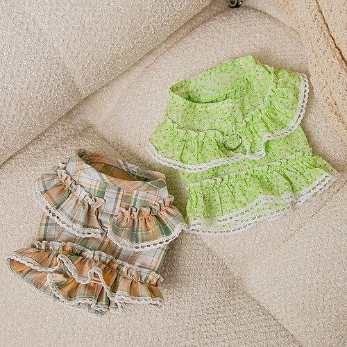 Dog Cat Dress Plaid Fashion Cute Holiday Casual / Daily Dog Clothes Puppy Clothes Dog Outfits Soft Green Khaki Costume for Girl and Boy Dog Cloth S M L XL
Dog Cat Dress Plaid Fashion Cute Holiday Casual / Daily Dog Clothes Puppy Clothes Dog Outfits Soft Green Khaki Costume for Girl and Boy Dog Cloth S M L XL