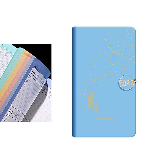 2022 Pocket Daily Weekly Monthly Planner A6 4.1×5.8 Inch Classic PU Hardcover Portable Mini Small Planner 272 Pages for School Office Student
2022 Pocket Daily Weekly Monthly Planner A6 4.1×5.8 Inch Classic PU Hardcover Portable Mini Small Planner 272 Pages for School Office Student