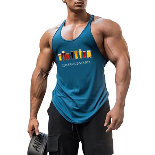 Men's Tank Top Vest Hot Stamping Graphic Prints Drink Plus Size Crew Neck Daily Sports Print Sleeveless Tops Fashion Classic Designer Hawaiian Green Blue Black
Men's Tank Top Vest Hot Stamping Graphic Prints Drink Plus Size Crew Neck Daily Sports Print Sleeveless Tops Fashion Classic Designer Hawaiian Green Blue Black