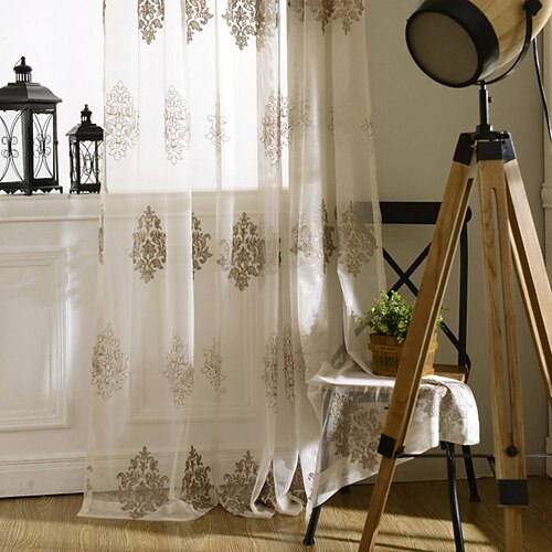 Two Panel Nordic Style Embroidered Window Screen Living Room Bedroom Dining Room Children's Room Translucent Tulle
Two Panel Nordic Style Embroidered Window Screen Living Room Bedroom Dining Room Children's Room Translucent Tulle