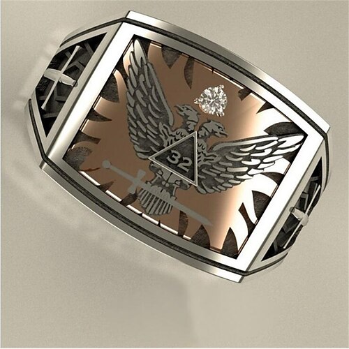 1pc Ring Groove Rings For Men's Anniversary Street Gift Copper Geometrical Eagle
1pc Ring Groove Rings For Men's Anniversary Street Gift Copper Geometrical Eagle