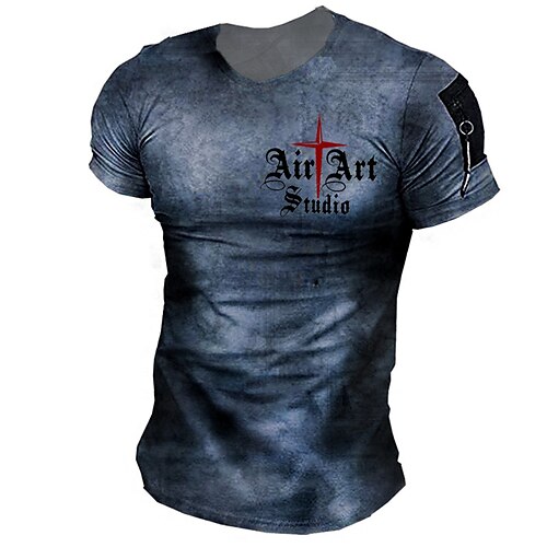 Men's Unisex T shirt 3D Print Graphic Prints Letter Crew Neck Street Daily Print Short Sleeve Tops Casual Designer Big and Tall Sports Blue Brown
Men's Unisex T shirt 3D Print Graphic Prints Letter Crew Neck Street Daily Print Short Sleeve Tops Casual Designer Big and Tall Sports Blue Brown