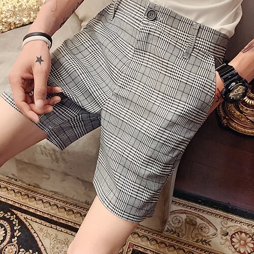 Men's Classic Style Basic Bermuda shorts Chino Shorts Pocket Knee Length Pants Casual Daily Graphic Tartan Cotton Blend Comfort Breathable Mid Waist White / Black Gray M L XL XXL 3XL
Men's Classic Style Basic Bermuda shorts Chino Shorts Pocket Knee Length Pants Casual Daily Graphic Tartan Cotton Blend Comfort Breathable Mid Waist White / Black Gray M L XL XXL 3XL
