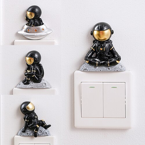 Astronaut Wall Stickers Living Room / Kids Room kindergarten, Removable Resin Home Decoration Wall Decal 1pc
Astronaut Wall Stickers Living Room / Kids Room kindergarten, Removable Resin Home Decoration Wall Decal 1pc