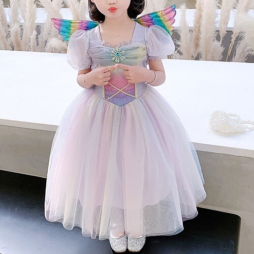 Kids Little Girls' Dress Solid Colored A Line Dress Wedding Christening dress Sequins Ruched Mesh Purple Maxi Short Sleeve Princess Cute Dresses Spring Summer Regular Fit 3 sets 2-8 Years
Kids Little Girls' Dress Solid Colored A Line Dress Wedding Christening dress Sequins Ruched Mesh Purple Maxi Short Sleeve Princess Cute Dresses Spring Summer Regular Fit 3 sets 2-8 Years