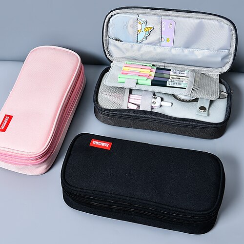 PencilCasePenPouchMarkerBag Wear-Resistant Multifunction With Zipper Canvas for School Office Business
PencilCasePenPouchMarkerBag Wear-Resistant Multifunction With Zipper Canvas for School Office Business