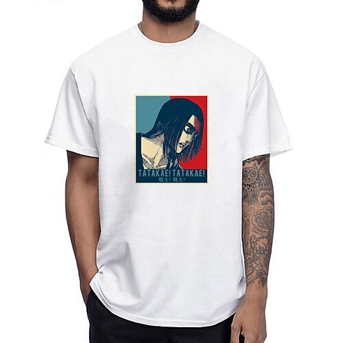 Inspired by Attack on Titan Eren Yeager Levi·Ackerman T-shirt Anime 100% Polyester Anime Harajuku Graphic Kawaii T-shirt For Men's / Women's / Couple's
Inspired by Attack on Titan Eren Yeager Levi·Ackerman T-shirt Anime 100% Polyester Anime Harajuku Graphic Kawaii T-shirt For Men's / Women's / Couple's