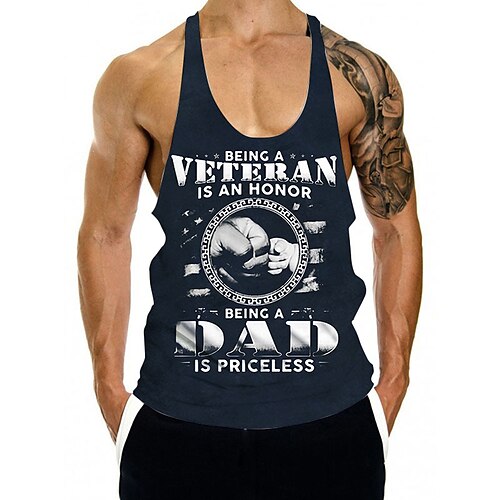 Men's Tank Top Vest 3D Print Graphic Prints Hand Letter Crew Neck Daily Sports Print Sleeveless Tops Fashion Classic Designer Comfortable Blue / Summer
Men's Tank Top Vest 3D Print Graphic Prints Hand Letter Crew Neck Daily Sports Print Sleeveless Tops Fashion Classic Designer Comfortable Blue / Summer