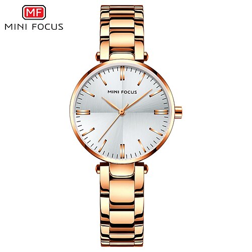MINI FOCUS Quartz Watch for Women Analog Quartz Stylish Casual Fashion Waterproof Metal Alloy Fashion
MINI FOCUS Quartz Watch for Women Analog Quartz Stylish Casual Fashion Waterproof Metal Alloy Fashion