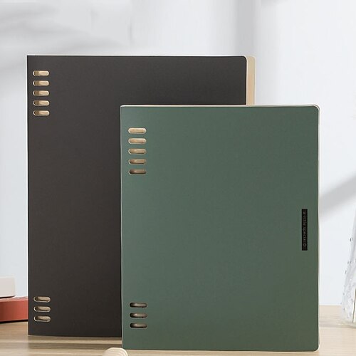 Binder Notebook Lined A5 5.8×8.3 Inch B5 6.9×9.8 Inch Retro Aesthetic Simplicity PVC Hardcover Portable 40 Pages Notebook for School Office Traveler
Binder Notebook Lined A5 5.8×8.3 Inch B5 6.9×9.8 Inch Retro Aesthetic Simplicity PVC Hardcover Portable 40 Pages Notebook for School Office Traveler