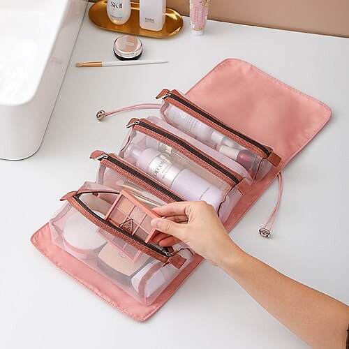 Cosmetic Bag Portable Large-capacity Four-in-one Wash Bag Portable Folding Travel Cosmetic Storage Set
Cosmetic Bag Portable Large-capacity Four-in-one Wash Bag Portable Folding Travel Cosmetic Storage Set
