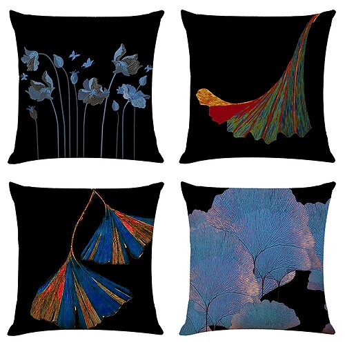 Ginko Double Side Cushion Cover 4PC Soft Decorative Square Throw Pillow Cover Cushion Case Pillowcase for Bedroom Livingroom Superior Quality Machine Washable Indoor Cushion for Sofa Couch Bed Chair
Ginko Double Side Cushion Cover 4PC Soft Decorative Square Throw Pillow Cover Cushion Case Pillowcase for Bedroom Livingroom Superior Quality Machine Washable Indoor Cushion for Sofa Couch Bed Chair
