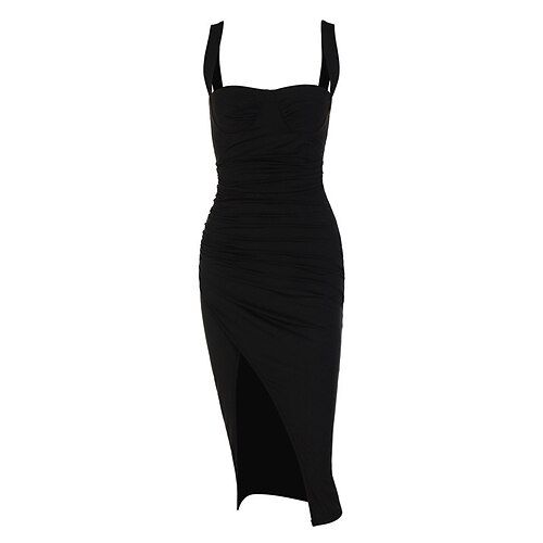 Vestido tubo ceñido al cuerpo para mujer, vestido midi negro, azul, rojo, sin mangas, color puro, espalda descubierta, Primavera Verano, tirantes finos, ajustado, 2022 s, m, l
Vestido tubo ceñido al cuerpo para mujer, vestido midi negro, azul, rojo, sin mangas, color puro, espalda descubierta, Primavera Verano, tirantes finos, ajustado, 2022 s, m, l
