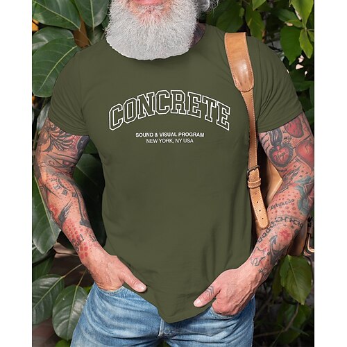 Men's T shirt Hot Stamping Letter Round Neck Casual Daily Print Short Sleeve Tops Simple Basic Blue Black Gray
Men's T shirt Hot Stamping Letter Round Neck Casual Daily Print Short Sleeve Tops Simple Basic Blue Black Gray